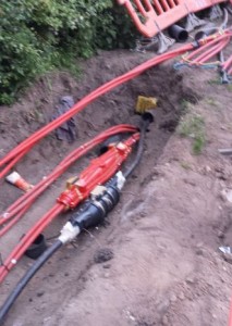Western Power - New 11kV cable in Morton with spare ducts provided for fibre optic scheme